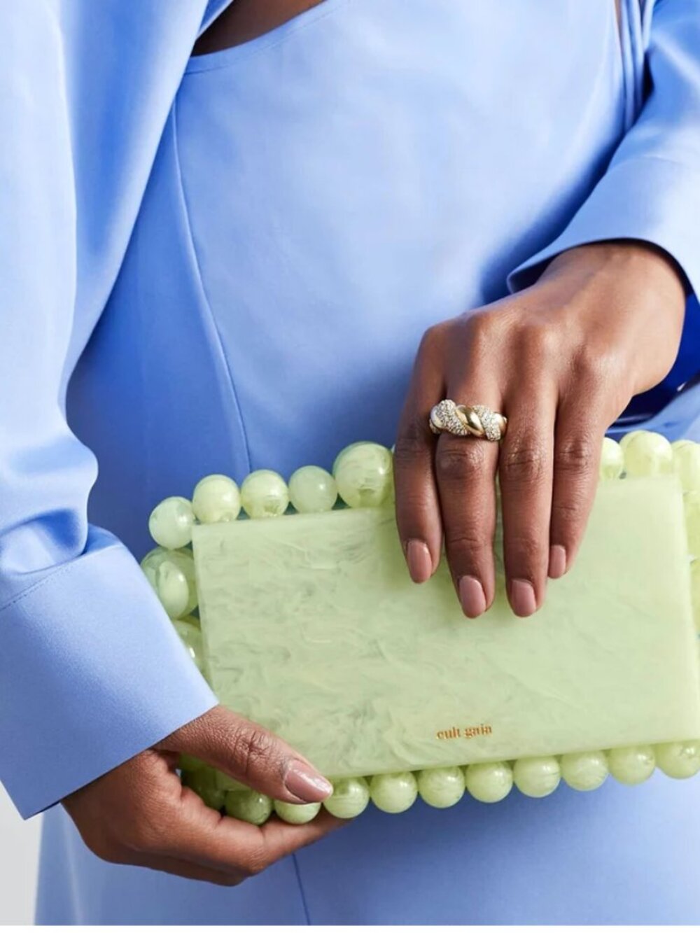 Brand New Cult Gaia Eos Clutch | Jade